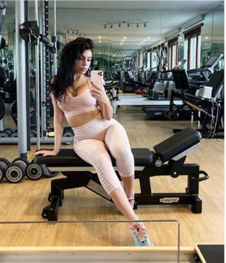 La modelo intenta sacar un rato cada día para cuidarse y lo hace en el gimnasio.