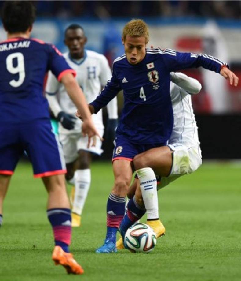 Honda fue un dolor de cabeza para la defensa hondureña.