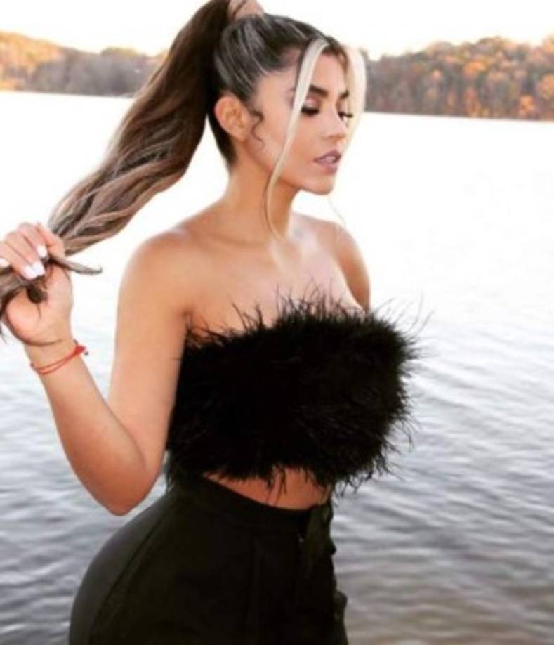 Ángela Márquez es originaria de Catacamas, Olancho... La bella novia de Douglas Martínez tiene algunos años de radicar en Estados Unidos.