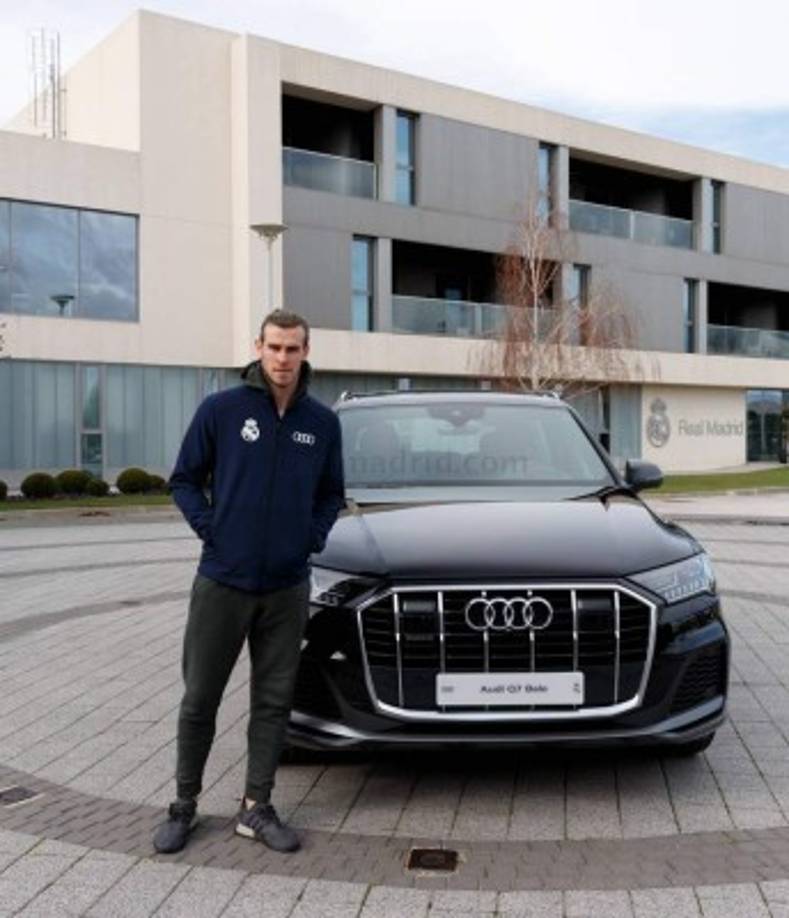 Gareth Bale - El delantero galés escogió el Audi Q7 50 TDI quattro tiptronic Negro Orca que tiene un precio de 72.850 euros.