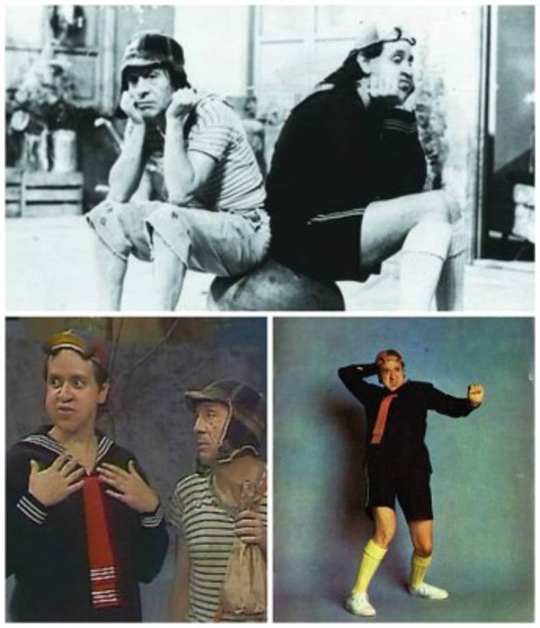 En 1971, Chespirito le dijo a Carlos Villagrán que escogiera un traje de niño porque iba a hacer el personaje de “Quico”, y Carlos encontró el traje de marinerito, pero como no quería parecerse a “Chabelo”, se puso una gorrita y fue con Chespirito a preguntarle que como quería que le hablara: Con o sin los cachetes inflados, a lo que Roberto prefirió con los cachetes inflados.