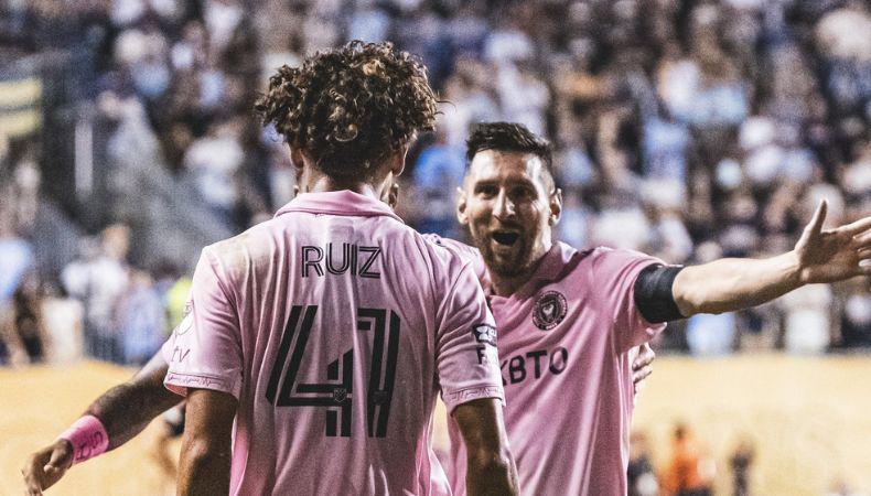 Ruiz utiliza el dorsal 41 en el Inter Miami.