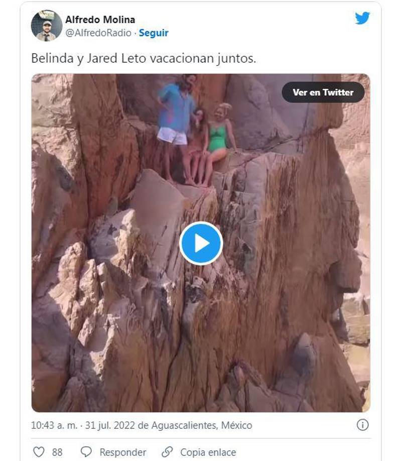 Belinda y Jared Leto: la historia de una amistad que inició hace ocho años