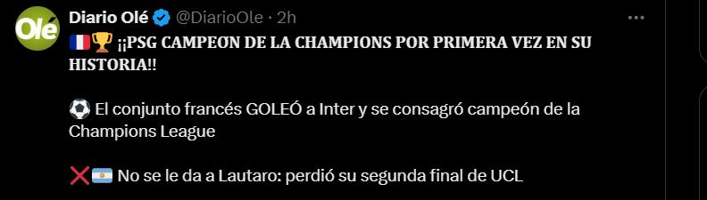 PSG ganó la Champions y la prensa mundial se rinde; Barcelona se pronunció