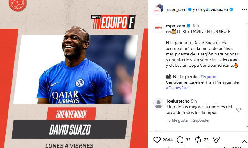 David Suazo reaparece y sorprende con su nuevo trabajo: ¡Ya debutó!
