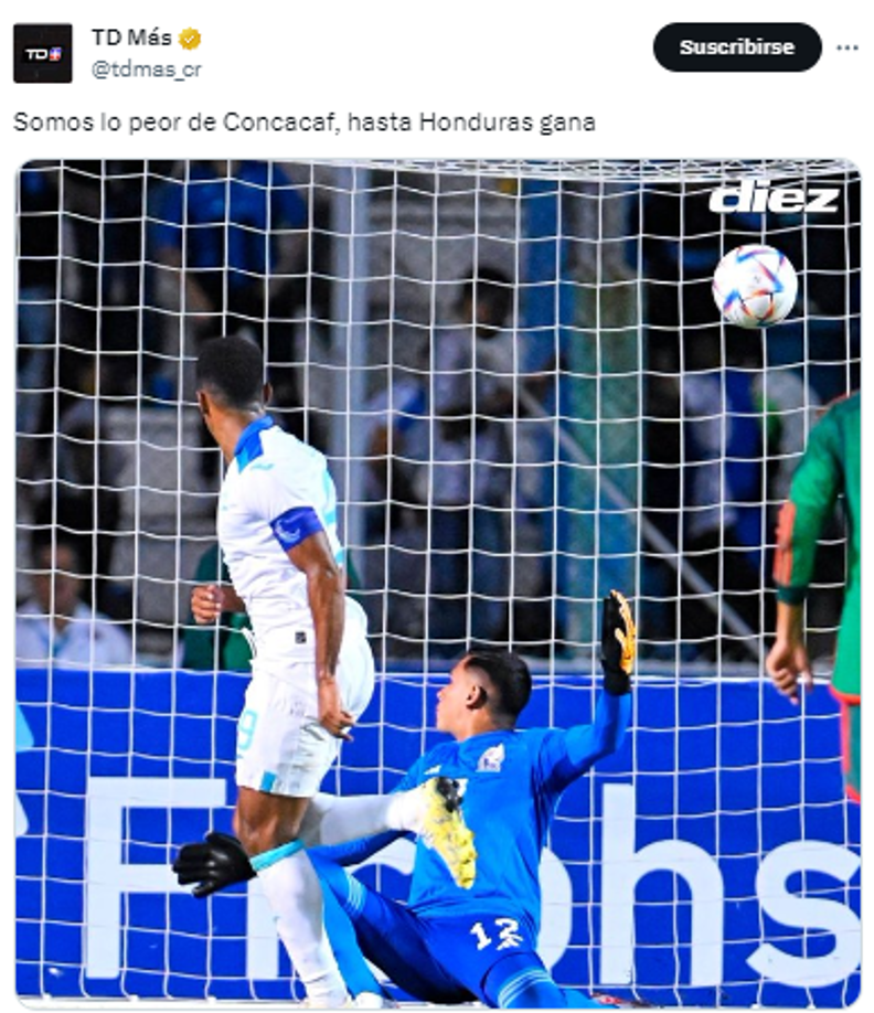 Y bueno...las cosas cambiaron tras el triunfo de Bicolor: “Somos lo peor de Concacaf, hasta Honduras gana”.