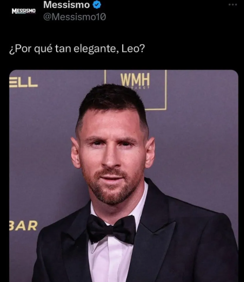 Messi protagonista: Los jocosos memes que dejó el Balón de Oro 2023