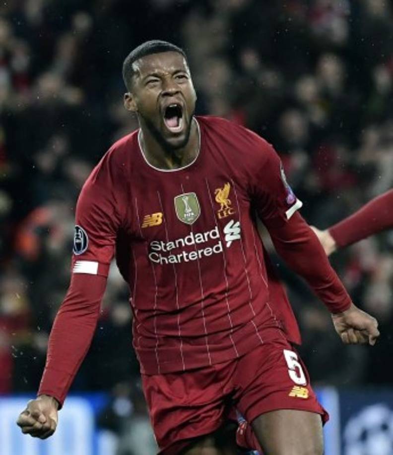 Georginio Wijnaldum rompió el cero en Anfield y abrió el marcador para el Liverpool. Así lo gritó.