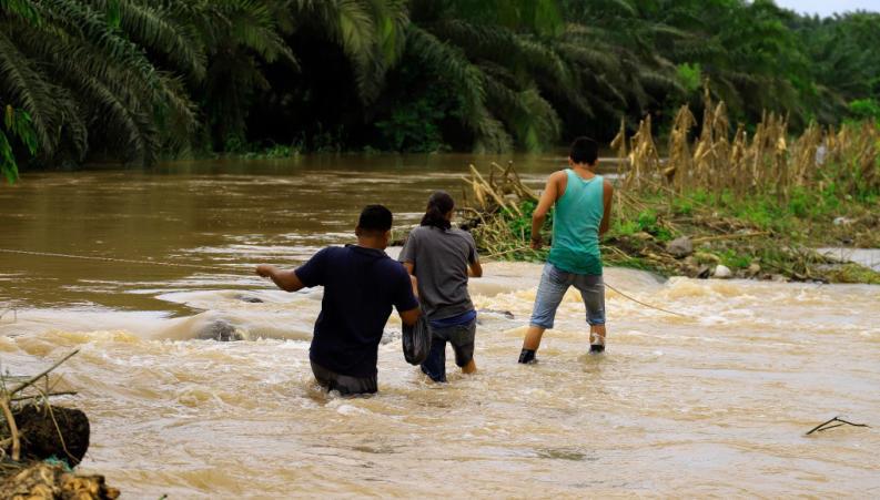 Emiten alerta amarilla en Gracias a Dios y municipios del valle de Sula por tormenta Julia