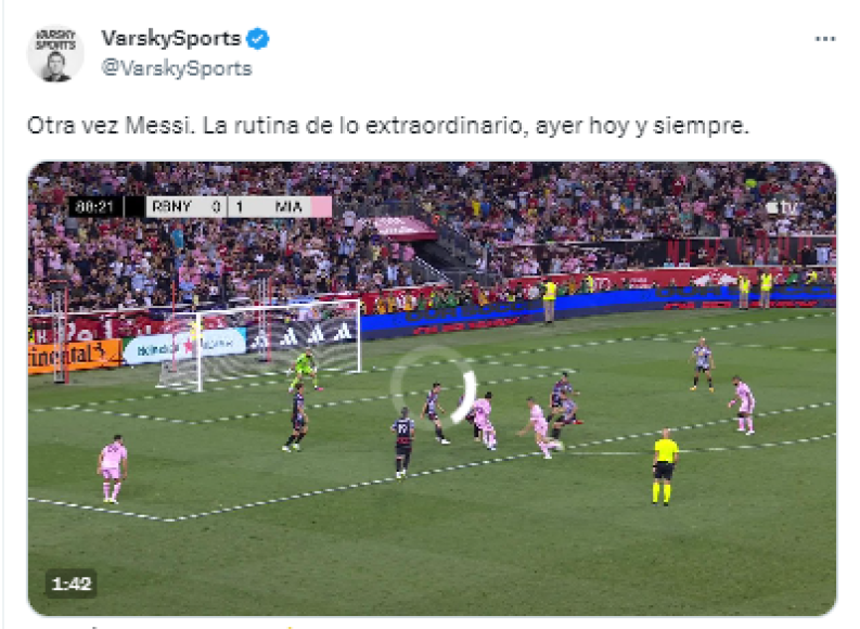 Varsky Sport: “Otra vez Messi. La rutina de lo extraordinario, ayer, hoy y siempre”.