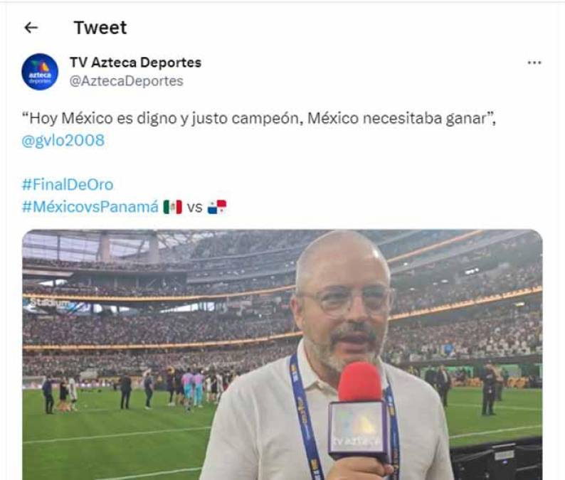 Los mexicanos indicaron que fueron justos campeones tras vencer 1-0 a Panamá. 