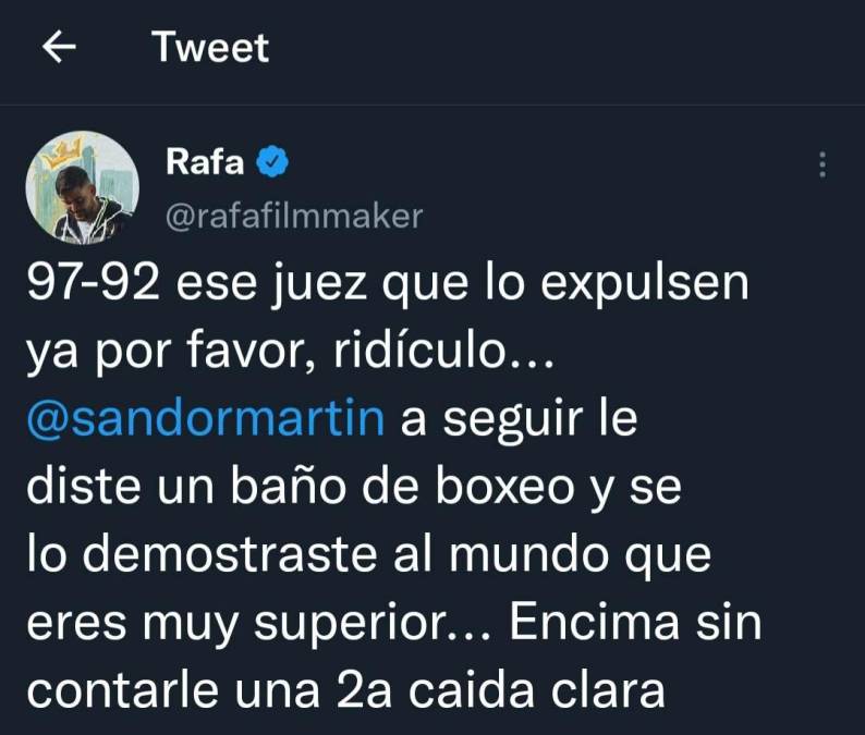 “Ese juez que lo expulsen ya por favor, ridículo”, señalaron los españoles.