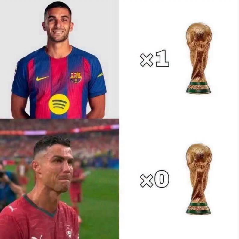 Burlas a Cristiano y Messi: los memes tras la final España-Argentina en el Mundial