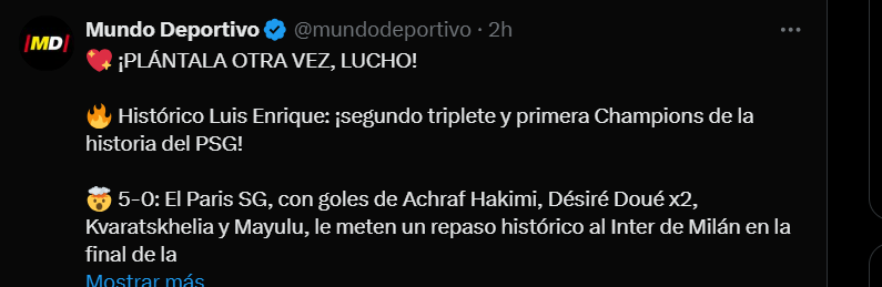 PSG ganó la Champions y la prensa mundial se rinde; Barcelona se pronunció