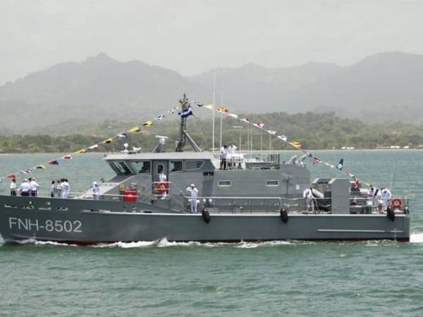 Una embarcación de la Fuerza Naval de Honduras. Fotografía de archivo.