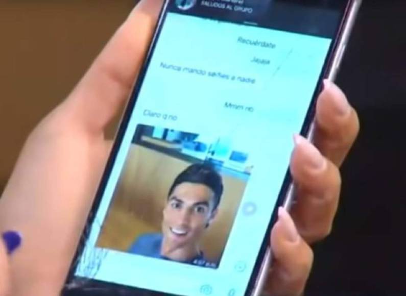 Alexandra Méndez mostró en la entrevista con el canal ATV los chats de WhatsApp con Cristiano Ronaldo.