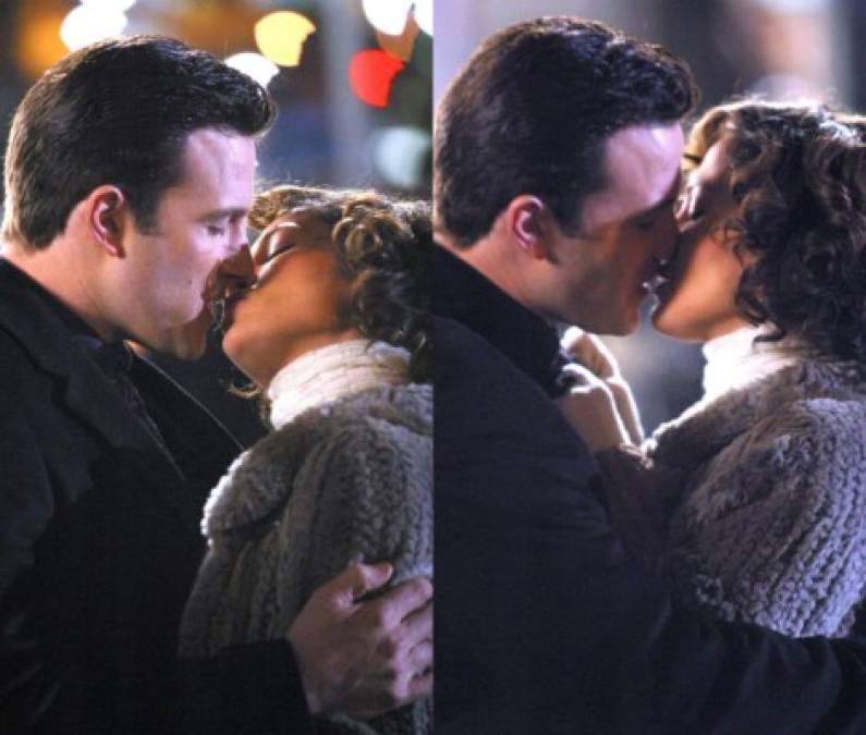 Algunos de los besos de Jennifer López y Ben Affleck.