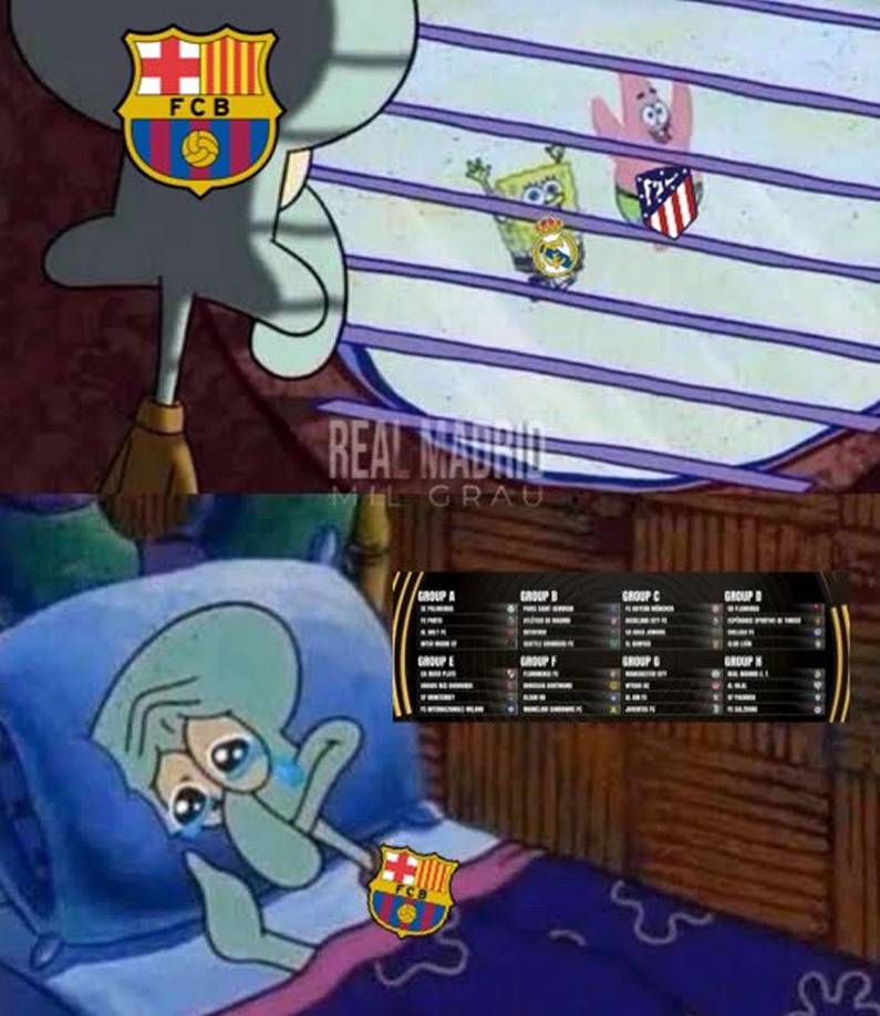 El Barcelona es víctima de las burlas en los memes del sorteo del Mundial de Clubes 2025 por su ausencia en el torneo.