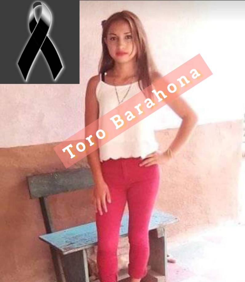 La joven quedó muerta en la calle de la aldea Agua Blanca de Orocuina, Choluteca.