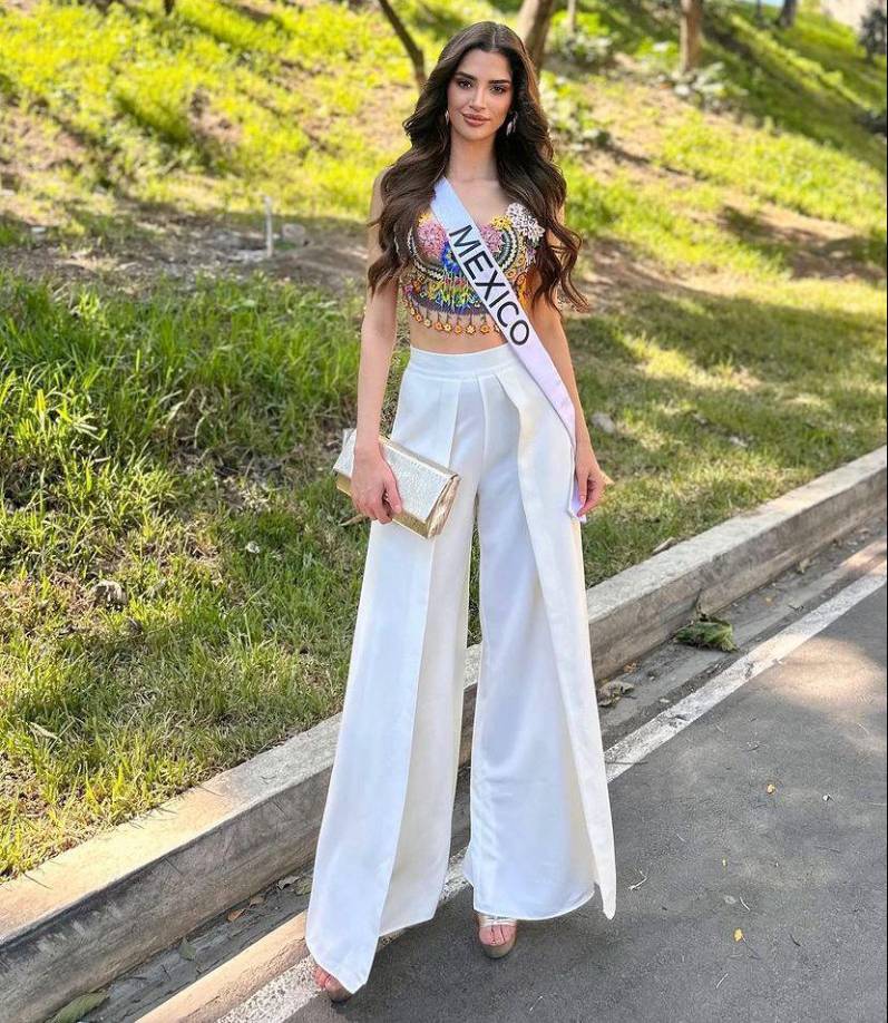 Melissa Flores, Miss México. 