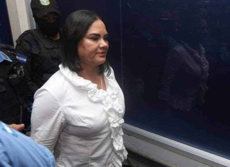 El rostro de Rosa Elena de Lobo tras ser declarada culpable