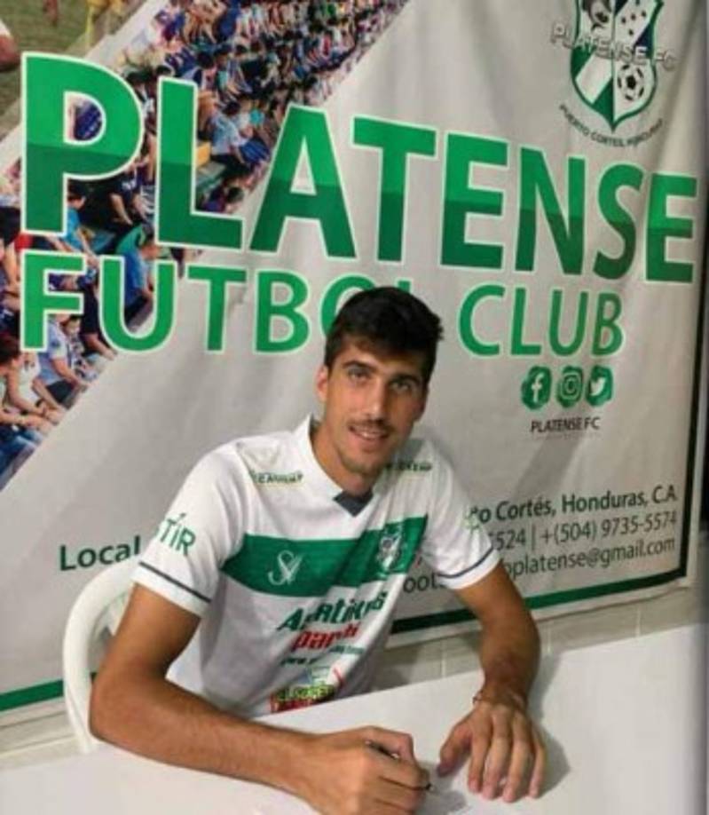Bruno Volpi: El delantero argentino ha firmado por un año con el Platense de Puerto Cortés.