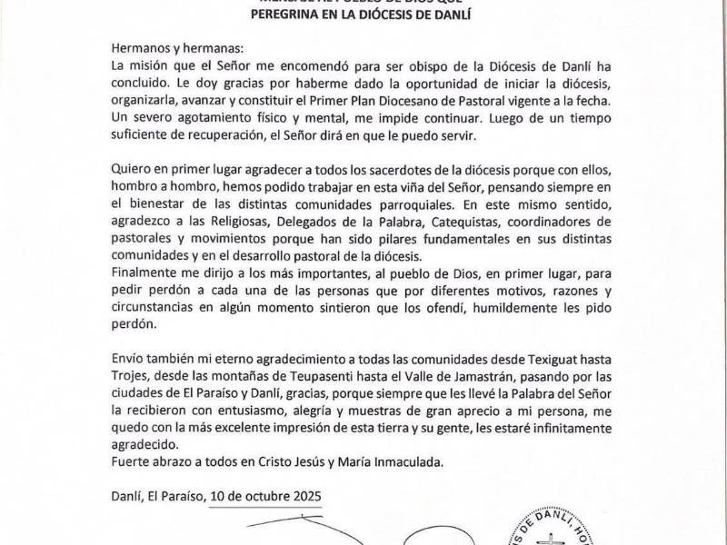 Papa León XIV acepta la renuncia de monseñor José Antonio Canales