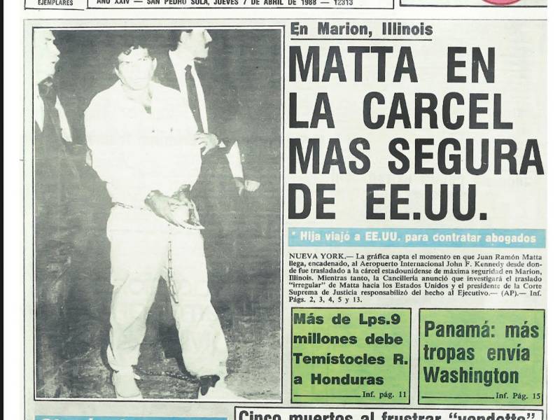 Así informó LA PRENSA sobre la detención de Matta en 1988.