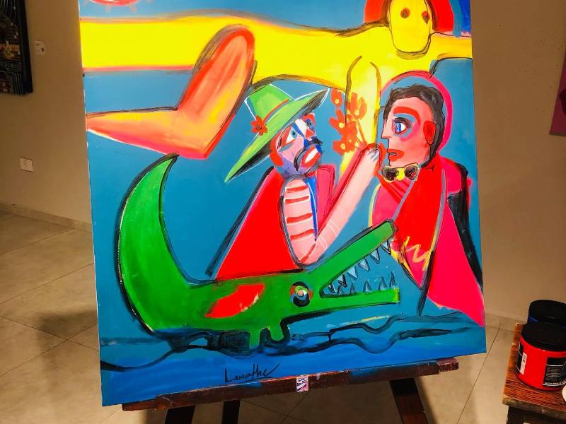 La obra ya terminada de Carlos Lamothe.