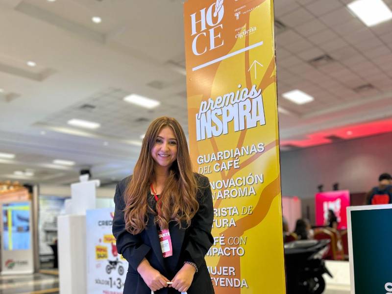 Glendy Sobeida Aguilar fue reconocida en la categoría Guardianas del café.