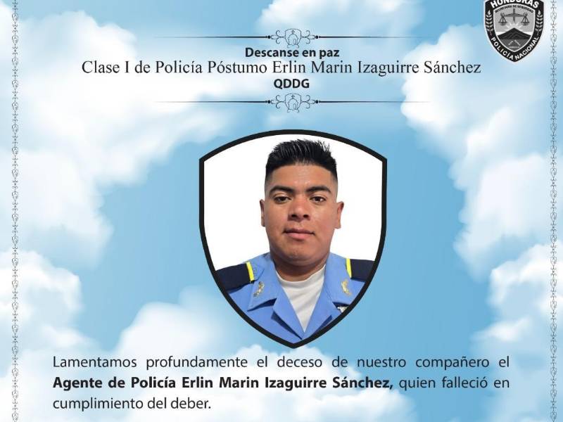 <b>Acuerdo de duelo de la Policía Nacional.</b>