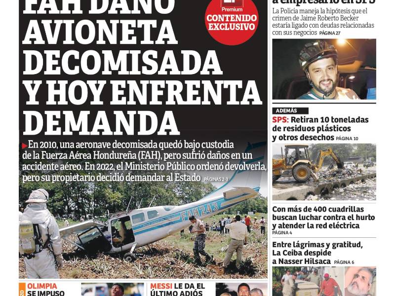Portada de la edición impresa de DIARIO LA PRENSA del 10 de agosto de 2026.