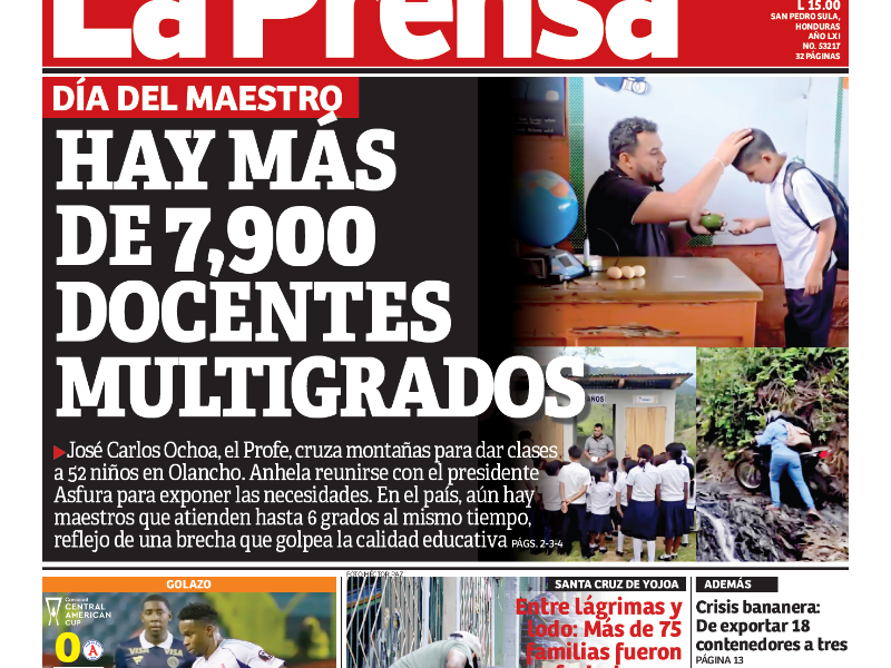 Hay más de 7,900 docentes multigrados