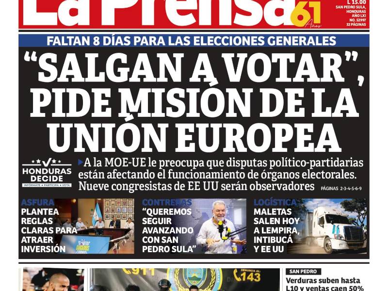 Salgan a votar, pide misión de la Unión Europea