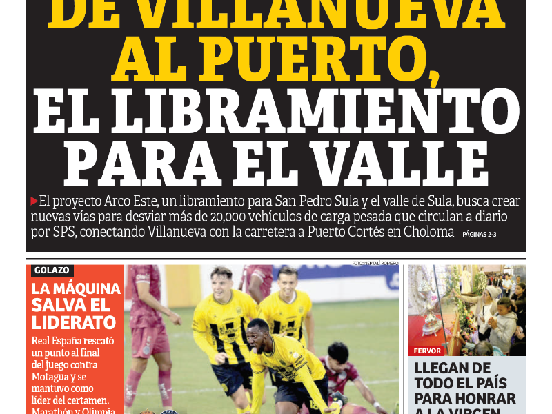 DeVillanueva al Puerto, el libramiento para el valle