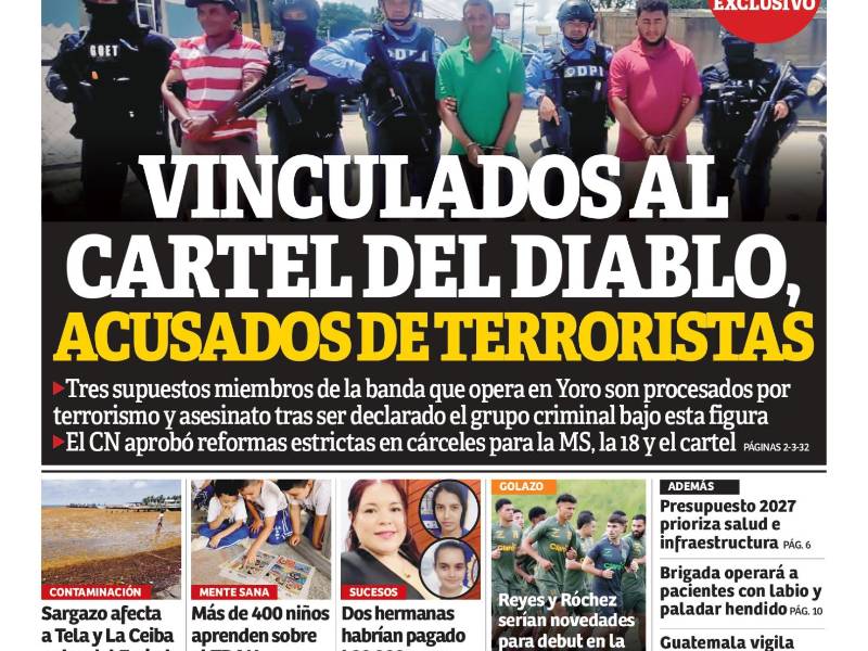 Portada de la edición impresa de DIARIO LA PRENSA de este miércoles 23 de septiembre.