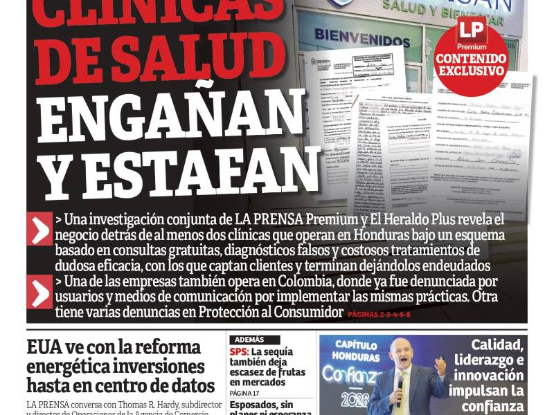 Portada de la edición impresa de DIARIO LA PRENSA del 31 de agosto de 2026.