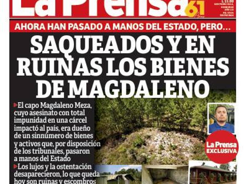 Portada de la edición impresa de Diario La Prensa del 27 de abril de 2026.