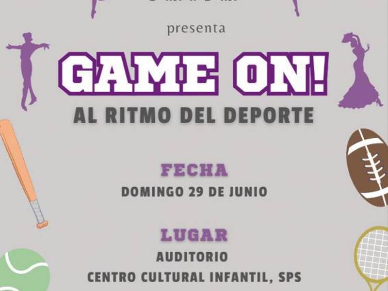 Arte ilustrativo del evento artístico.