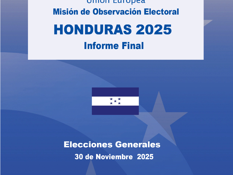 Documento PDF de la MOE sobre las elecciones generales de 2025 en Honduras