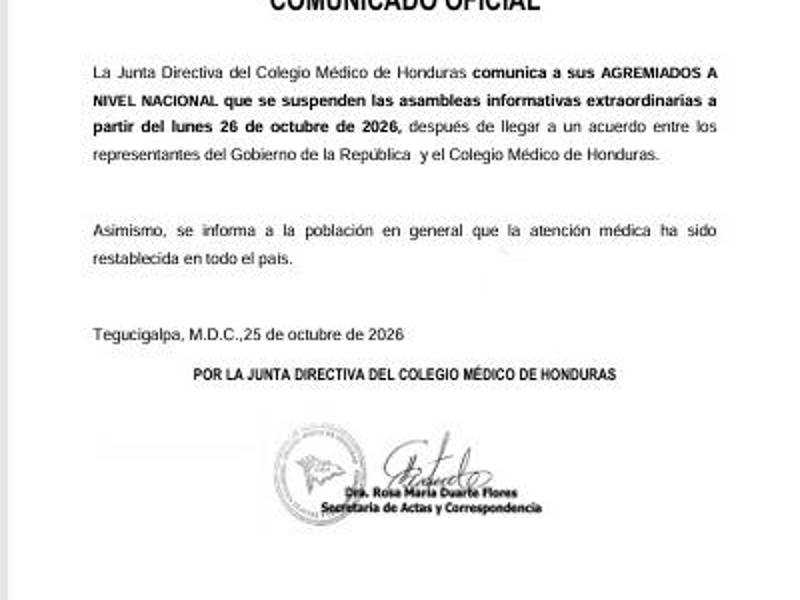 Gobierno prevé resolver pagos pendientes a médicos en dos semanas