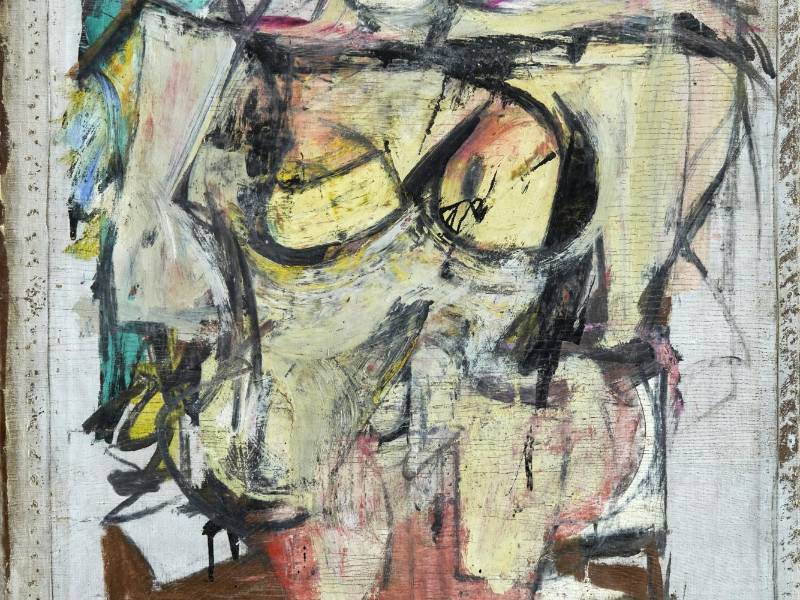 “Mujer Ocre”, de Willem de Kooning, fue robada en 1985. (Fundación Willem de Kooning/Artists Rights Society (ARS), Nueva York; Philip Cheung para The New York Times)