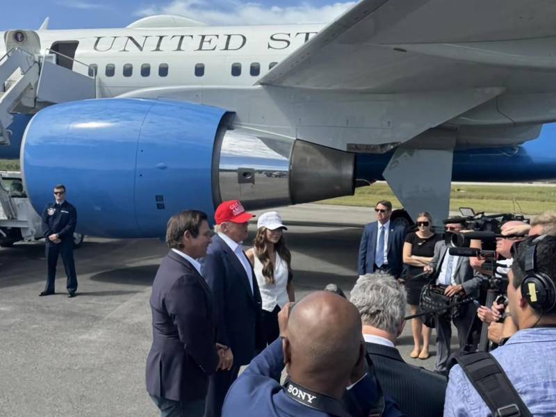 Trump llegó a Florida este martes para inaugurar 'Alligator Alcatraz', un nuevo centro de detención para migrantes en los Everglades.