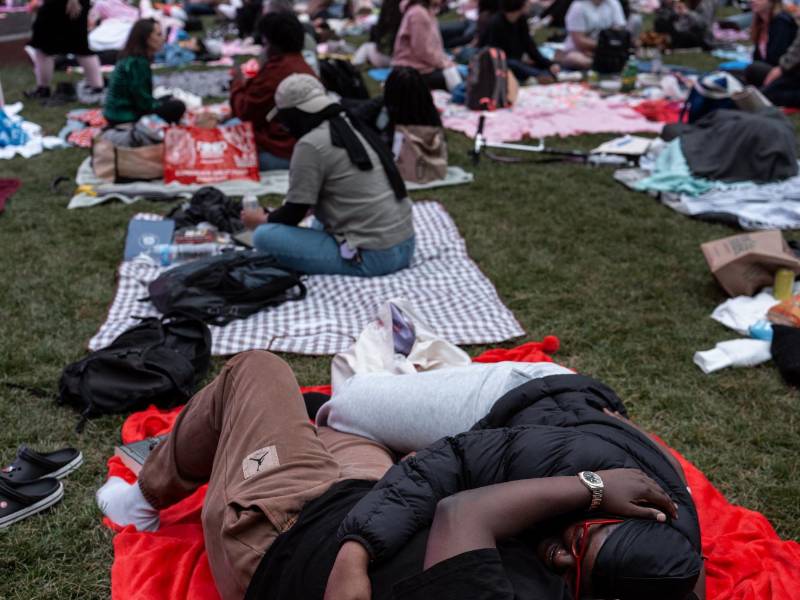 En una proyección de cine en Bryant Park, Manhattan, el 9 de junio.
