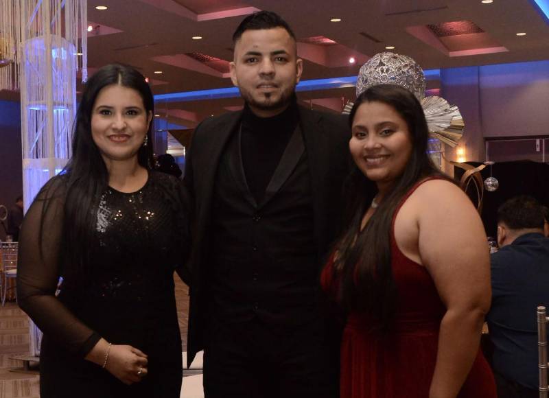 Mildred Morel, Pedro Cruz y Fanny Santos