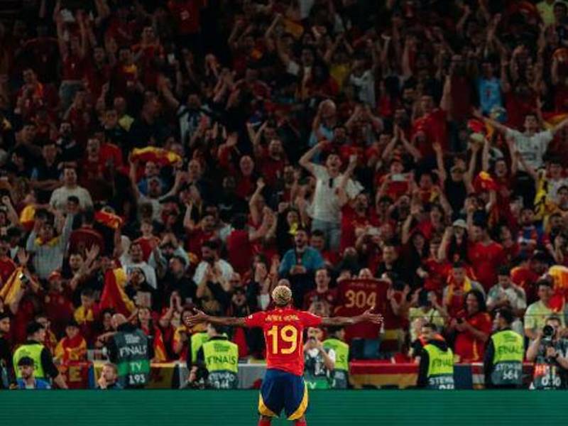 Nacido para esto, escribió Lamine Yamal en su cuenta oficial de Instagram.