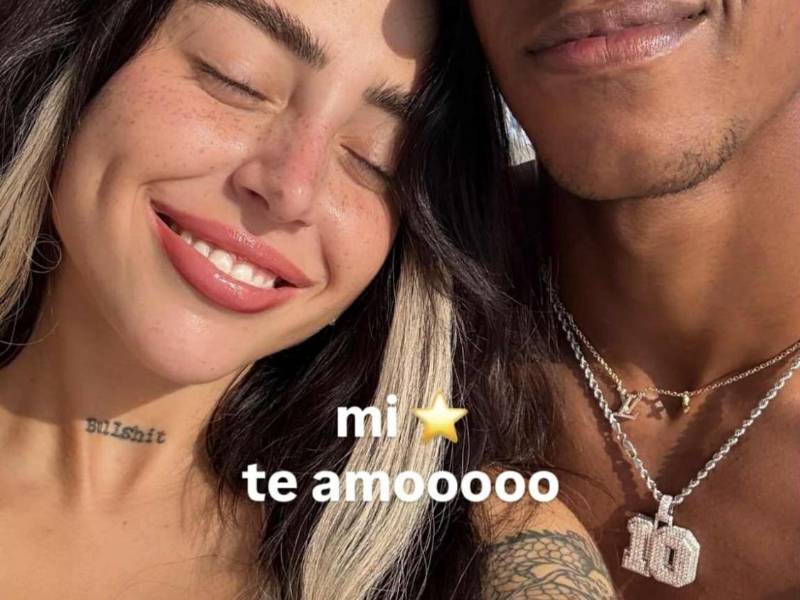 Imagen que Nicki Nicole publicó en sus historias de Instagram.