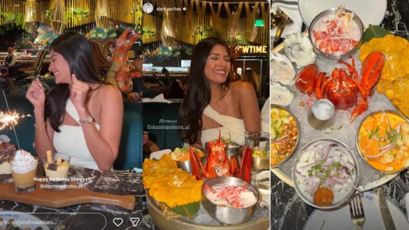Sheynnis Palacios celebra su cumpleaños con Carlos Arias