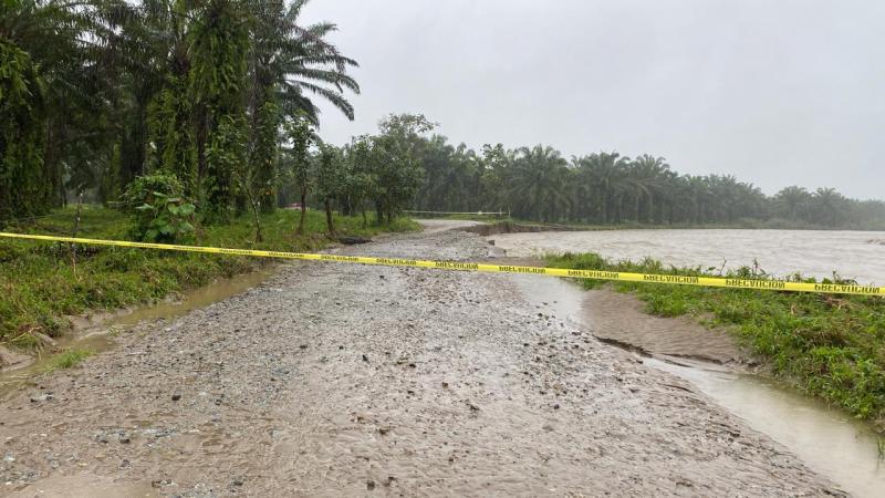 Lluvias intensas golpean el litoral Atlántico y obligan a evacuaciones