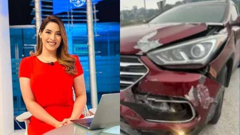 El pasado 03 de mayo la presentadora de televisión Carolina Lanza informó que sufrió un accidente automovilístico en el que su vehículo terminó muy destruido. 